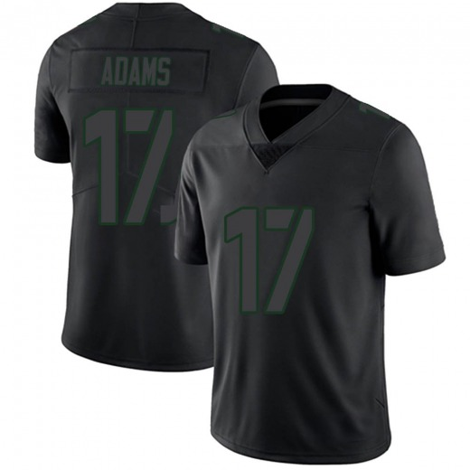 Men's Green Bay Packers #17 Davante Adams Black Impact Limited Stitched NFL Jersey